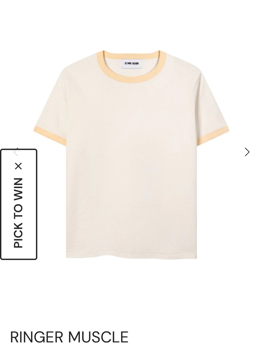 Sown Again Ringer Tee